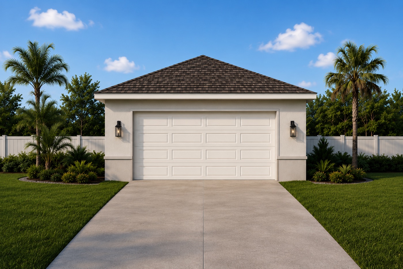 The Garage — Brightview ADU front elevation rendering