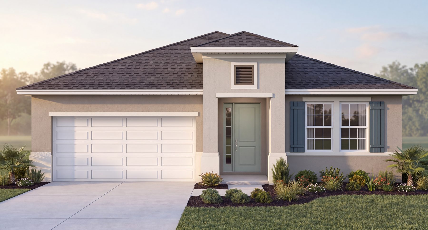 Valencia floor plan — 4 bed 2.5 bath new home by Brightview Homes