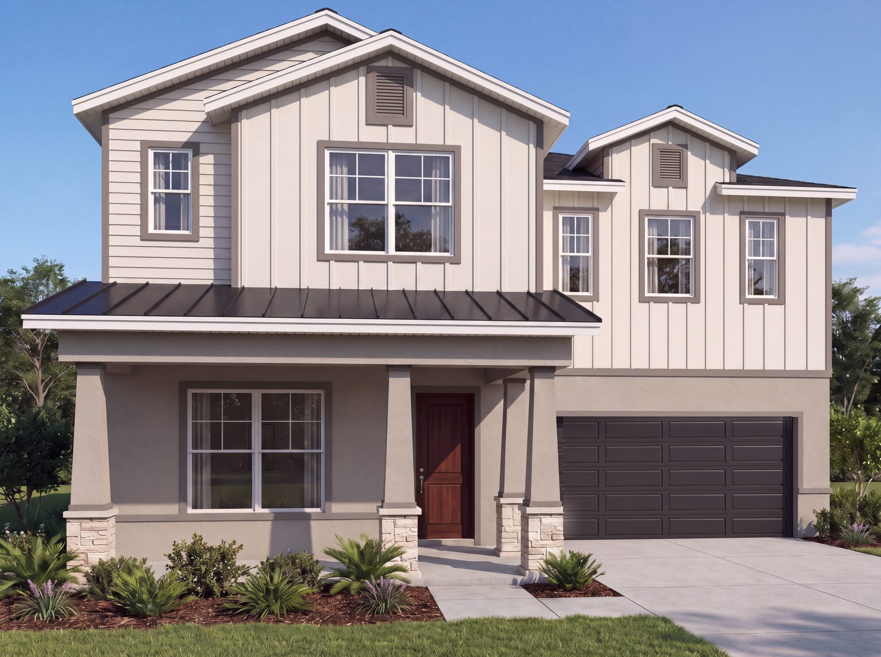 Wellington Estate floor plan — 4 bed 3.5 bath new home by Brightview Homes