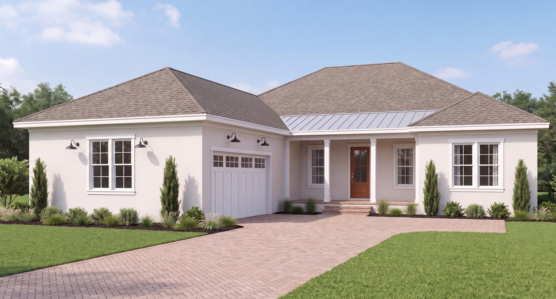 Windsor Modern floor plan — 4 bed 3 bath new home by Brightview Homes